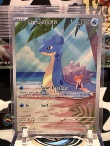Juego de cartas coleccionables Pokémon Misty’s Lapras 194/182 Destined Rivals arte completo secreto raro JW 12F - Imagen 1 de 2
