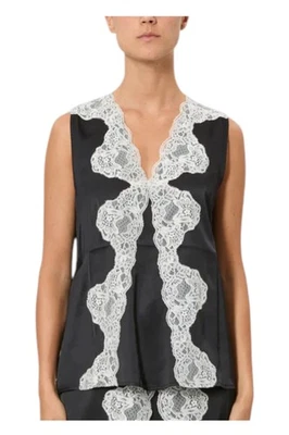 Top spallina larga für Frau Pink Memories Schneide es 42 Farbe nero - Bild 1 von 3