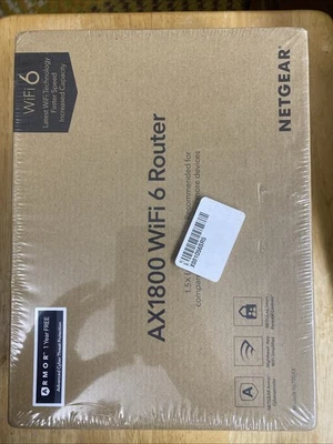NETGEAR 4-Stream AX1800 WiFi 6 Router (R6700AXS) Wireless Speed 1.8 GBPS Sealed - Image 1 of 4