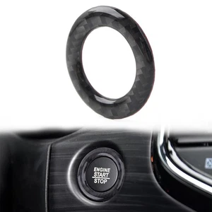 1x schwarze -Start-Stopp-Knopfringverkleidung für Jeep Grand Cherokee 11-2 - Picture 1 of 9
