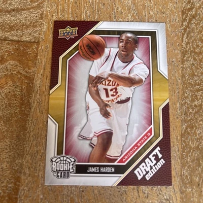 2009-10 JAMES HARDEN Rookie Upper Deck Draft Edition #40 Nets Rockets Sixers - Image 1 of 2