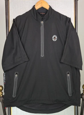 Chaqueta impermeable mediana negra de golf Sun Mountain x FOREST CREEK PINEHURST para hombre Foto 1 de 4