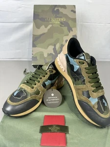 Valentino Rockrunner Camuflaje Verde Ejército Talla UK 3 EU 36 - Imagen 1 de 12