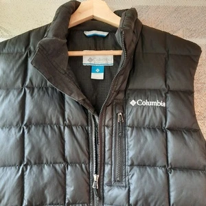 Columbia Sportswear Men's Belay Down Puffer Snow Jacket Vest Gilet Omni Shield - Picture 1 of 19