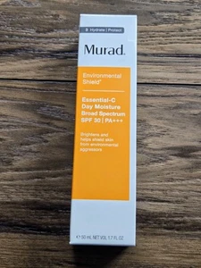 Crema hidratante de día Murad Essential-C amplio espectro FPS 30 - 1,7 oz - nueva en caja - Imagen 1 de 5