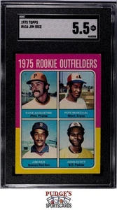 Jim Rice 1975 Topps #616 SGC 5,5 - Imagen 1 de 2