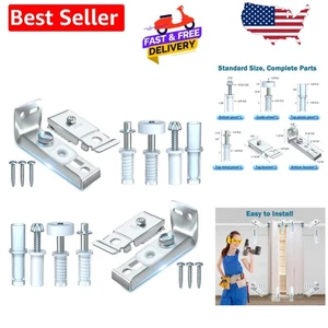 Komplettes Doppelfalttür Reparaturset - 2er-Pack mit wesentlichen Beschlägen enthalten - Bild 1 von 8