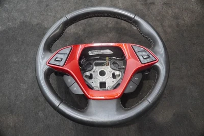 Volante conductor cuero rojo aplicado 23167323 Chevrolet Corvette C7 2014-15 Foto 1 de 4