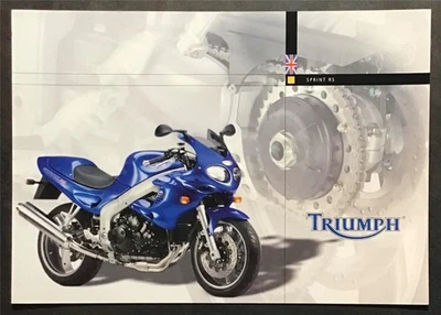 TRIUMPH SPRINT RS MOTORCYCLE Sales Specification Leaflet 2003 - Image 1 of 2