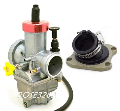 Carburetor & Intake Boot For Honda CR80R CR80RB CR85R CR85RB - Image 1 of 4