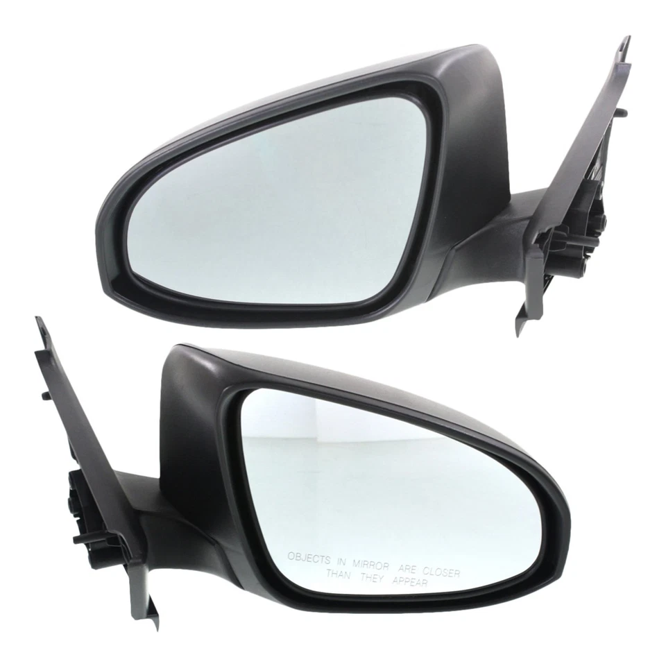 Пара ручных зеркал для 2012-2014 Toyota Yaris хэтчбек текстурированный черный - Изображение 1 из 4