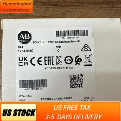 1734-IE8C 2022 SER C NEW Allen Bradley POINT I/O 8 Point Analog Input Module US - Image 1 of 4