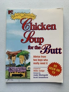 MTV BEAVIS & BUTTHEAD CHICKEN SOUP FOR THE BUTT Book Mike Judge Rheingold - Imagen 1 de 11