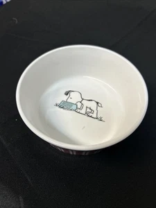 Peanuts Snoopy Ceramic Dog Bowl Dish 5" - Picture 1 of 3