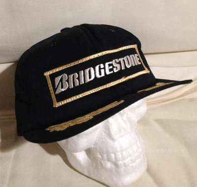 Sombrero Swingster Snapback Parche de Lona Bridgestone De Colección *Raro Limpio* Foto 1 de 4