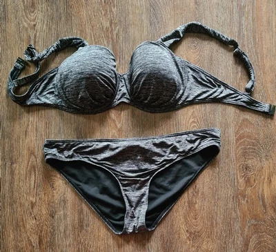 Bikini Mädchen / Damen v. Protest grau/schwarz Gr. 38/D - Bild 1 von 2