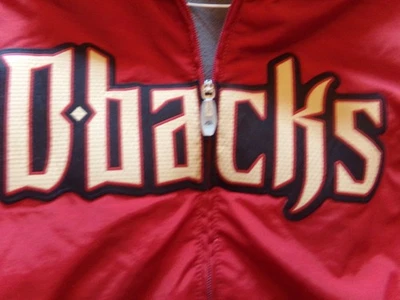 AZ DIAMONDBACKS NWOT Red MLB "Full Zipper Dugout Jacket" YOUTH  Size (M) $79 - Image 1 of 4