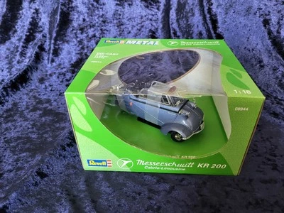 REVELL-Modellauto Messerschmitt Kabinenroller Cabrio-Limousine 1995 1:18 Blau - Bild 1 von 4