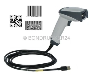 Barcodescanner Laser Honeywell Metrologic HHP 4600g 1D + 2D Scanner USB Scanner - Bild 1 von 3
