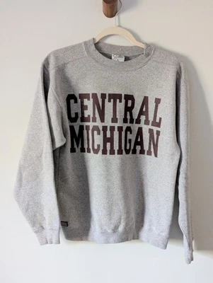Vintage Cotton Exchange Central Michigan University Crewneck Sweatshirt CMU USA - Image 1 of 4