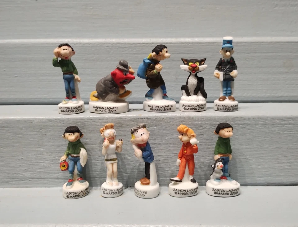 Série complète de fèves GASTON LAGAFFE 2005 Mat * 193.196 - Photo 1/1