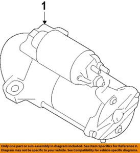 FORD OEM 06-20 Continental Electrical Starter-Starter HD9Z11002B - Picture 1 of 1