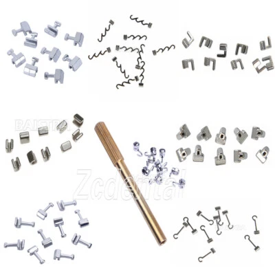 Ganchos crimpables para ortodoncia dental Bloqueo de parada/Corto/Largo/Cruz - Image 1 of 4