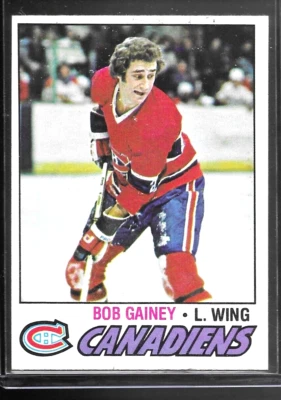 1977-78 Topps - #129 Bob Gainey NM - Image 1 of 2