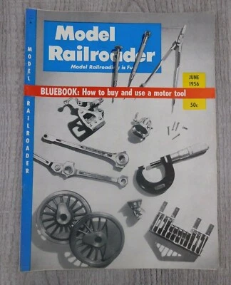 Model Railroader JUN 1956 Vol. 23 No. 6 Trains Hobbies Mancave Vintage Magazine - Image 1 of 4