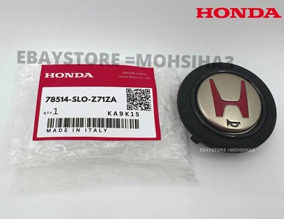 New JDM Horn Button For Momo Steering Wheel For Honda Acura NSX EG6 EK9 DC2 - Bild 1 von 4
