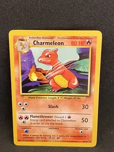 Pokemon Karte Charmeleon 24/102 Base Set Uncommon - NM siehe Pix - Bild 1 von 6
