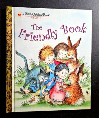 A Little Golden Book, The Friendly Book,  By Margaret Wise Brown, VG~H/C SAVE... - image 1 of 4