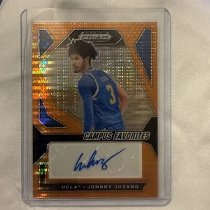 2024 Prizm Draft Picks Orange Pulsar Campus Favorite Auto Johnny Juzang #49/49 - Picture 1 of 9