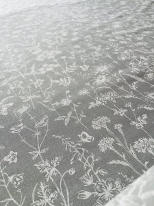 Laura Ashley Lisette Steel PVC Table Cloth SOLD PER METRE - Picture 1 of 8