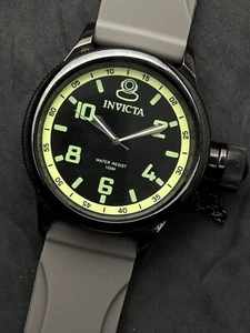 INVICTA 1959 Russian Diver Men 57mm Swiss Quartz Watch Black Green Signature Col - Picture 1 of 17