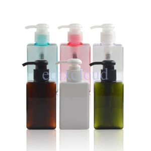 Refillable 100ml Empty PETG Lotion Pump Bottles Cream Gel Cosmetic Containers - Picture 1 of 15