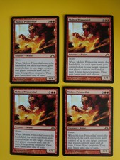 MTG Card. Molten Primordial playset. Gatecrash Creature Avatar rare