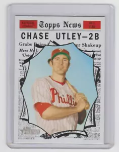 2010 Topps Heritage HIGH NUMBER Short Print SP #466 CHASE UTLEY All-Star 2B - Picture 1 of 2