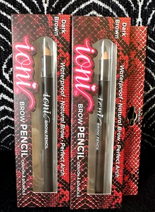 2pk IONI MARRÓN OSCURO DELINEADOR PRECISO DE CEJAS AFILADOR LÁPIZ DEFINIDOR IMPERMEABLE - Imagen 1 de 4