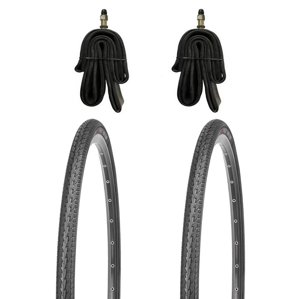 2x 26 Zoll Fahrradreifen 26x1.75 KUJO 47-559 inkl. 2x Schlauch DV - Bild 1 von 3