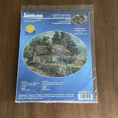 Janlynn 2000 Contado Punto de Cruz Morning's Glow Kit #61-161 por Marty Bell, Nuevo Foto 1 de 4
