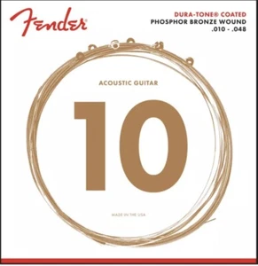 Fender Dura-Tone 860XL Phosphor Bronze Dura Tone® Coated 10-48 MODEL #073086040 - Picture 1 of 1