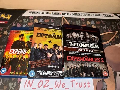 The Expendables 1-4 (Blu-ray, 2023, 4-Disc Box Set) - Image 1 of 4