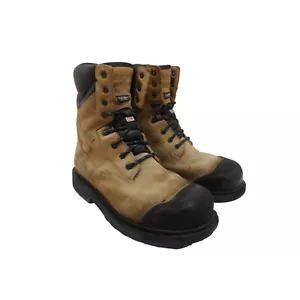 DAKOTA Hombres 8" Puntera de Acero Placa de Acero Cuádruple Confort Botas de Trabajo 8522 Trigo Talla 10W - Imagen 1 de 7