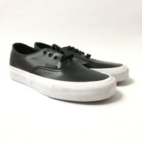 vans authentic decon black leather