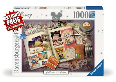 Ravensburger Puzzle 175833 Collectors Edition - 1940 Mickey - 1000 Teile 17+