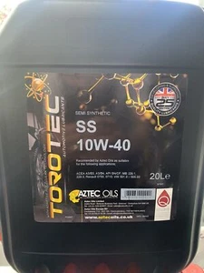 HALBSYNTHETISCH 10W/40 DREIFACH QX BENZIN = DEISEL MOTORÖL 20ltr  - Bild 1 von 4