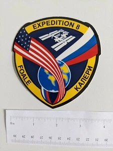 ADESIVO STICKER VOLO SPAZIALE NASA SPEDIZIONE 8 STAZIONE SPAZIALE INTERNAZIONALE ISS - Foto 1 di 2