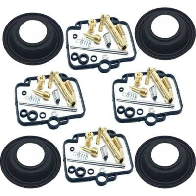 4X For Suzuki GSXR750 GSXR750W GSX-R 750 Carburetor Rebuild Repair kit Diaphragm - Imagem 1 de 3