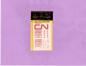 CDS Dry Transfers HO-41 CN 4 Bay Covered Hopper - Picture 1 of 1